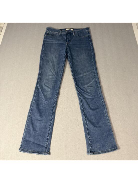 Levi's Denim - Levis 312 Shaping Slim Jeans Womens 29 Blue Denim Mid Rise Slim Straight Stretch